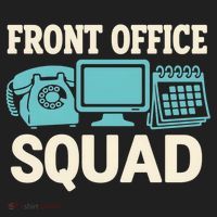 Front Office Squad Funny Retro Receptionist Desk Worker Tumbler thumb 3