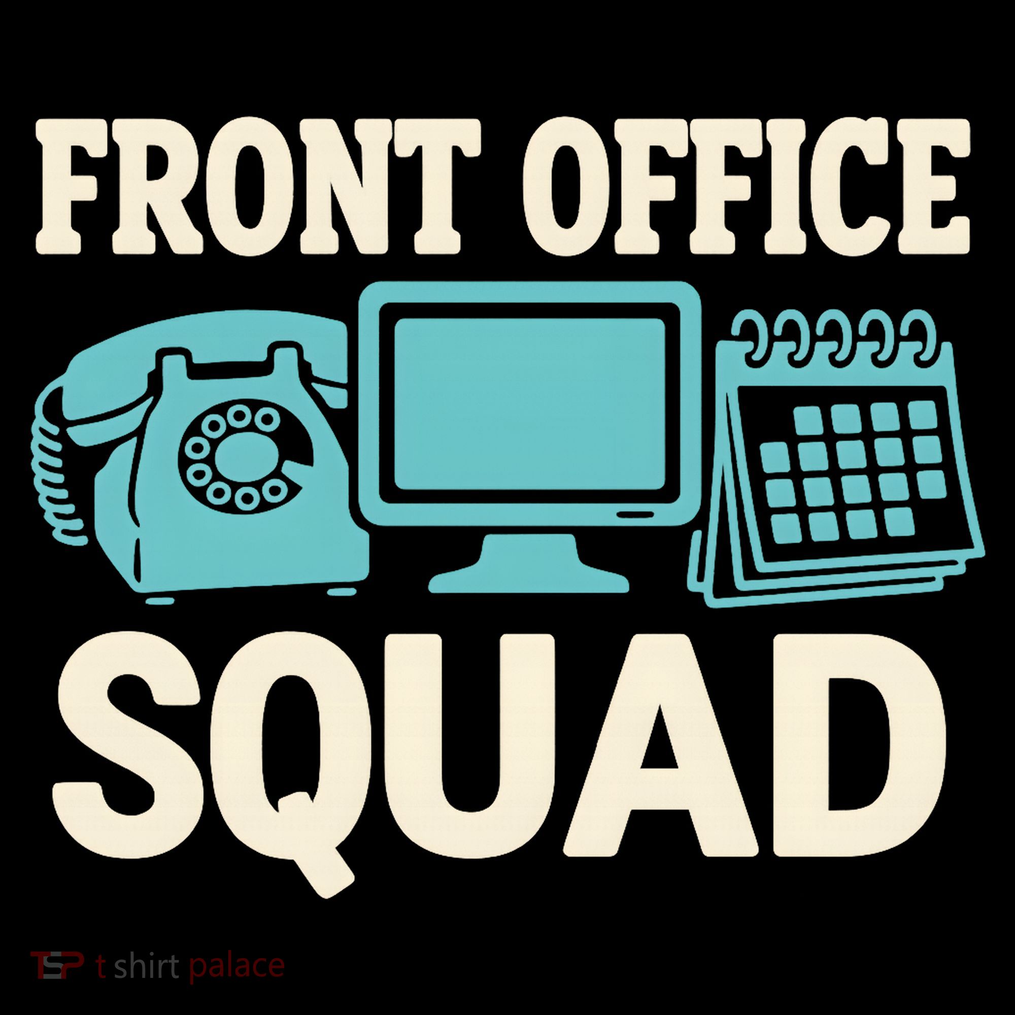 Front Office Squad Funny Retro Receptionist Desk Worker Ornament