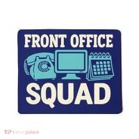 Front Office Squad Funny Retro Receptionist Desk Worker Mousepad thumb 0