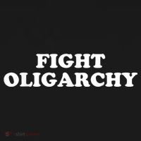 Fight Oligarchy - Stand Against Corporate Greed Activist T-Shirt Women's Hoodie thumb 2