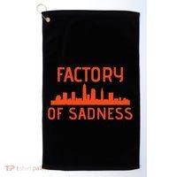 Factory Of Sadness Cleveland Ohio Golf Towel thumb 0