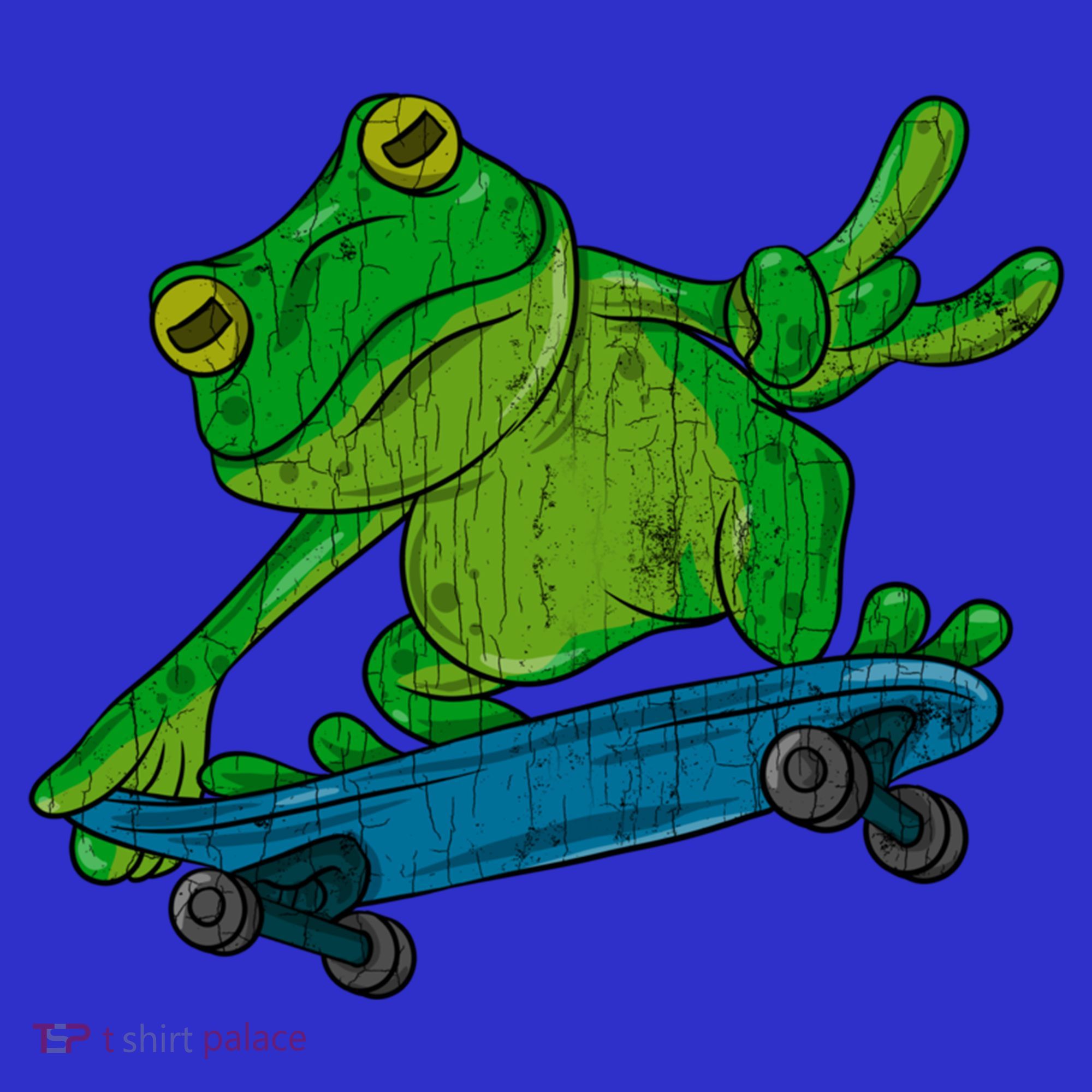 Frog On Skateboard Funny Graphic Cute Gift Mousepad