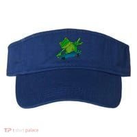 Frog On Skateboard Funny Graphic Cute Gift Visor thumb 0
