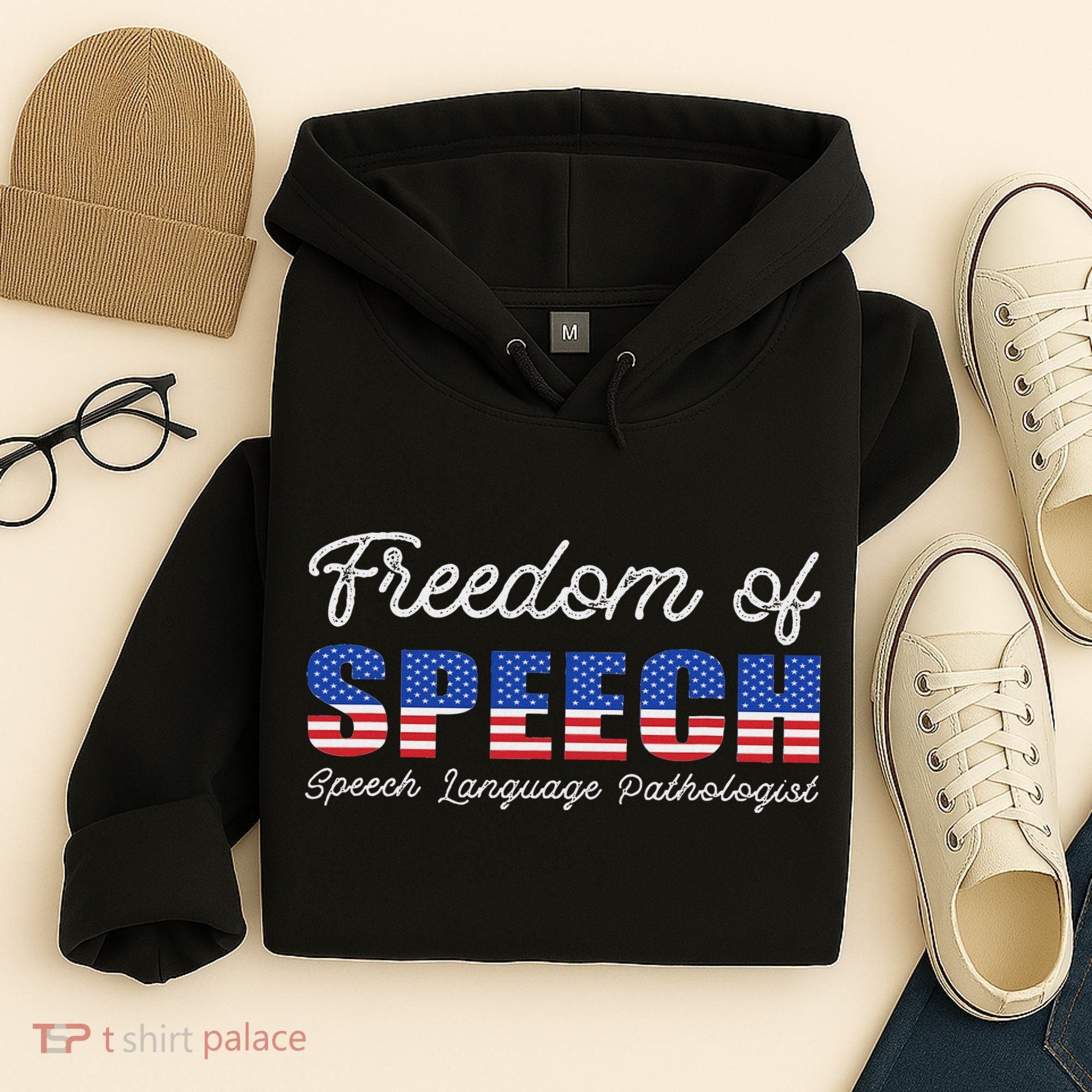 Freedom Of Speech Therapy Pathologist Slp Gift Language Hoodie