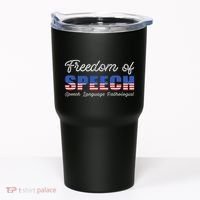 Freedom Of Speech Therapy Pathologist Slp Gift Language Tumbler thumb 0