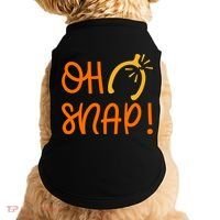 Funny Oh Snap Thanksgiving Turkey Wishbone Doggie Tank thumb 0