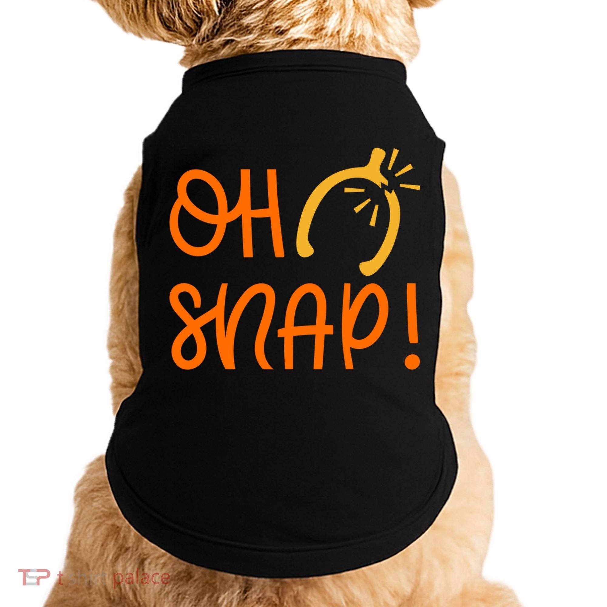 Funny Oh Snap Thanksgiving Turkey Wishbone Doggie Tank