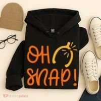 Funny Oh Snap Thanksgiving Turkey Wishbone Hoodie thumb 4