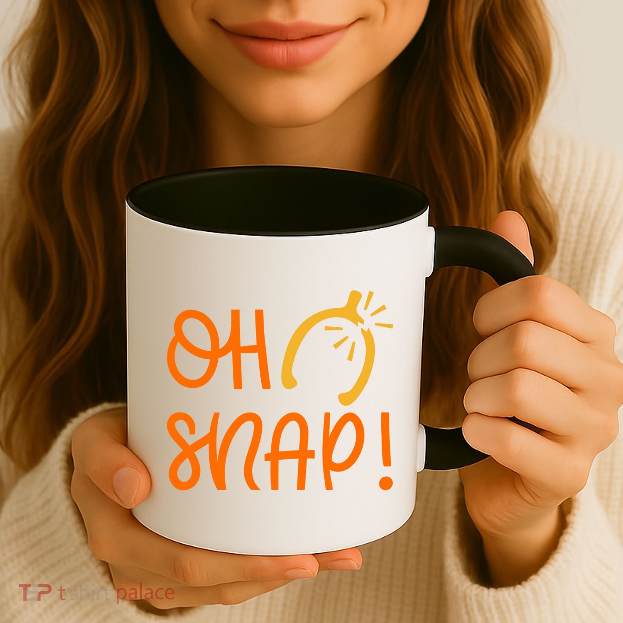Funny Oh Snap Thanksgiving Turkey Wishbone Coffee Mug