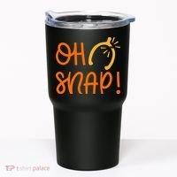 Funny Oh Snap Thanksgiving Turkey Wishbone Tumbler thumb 0