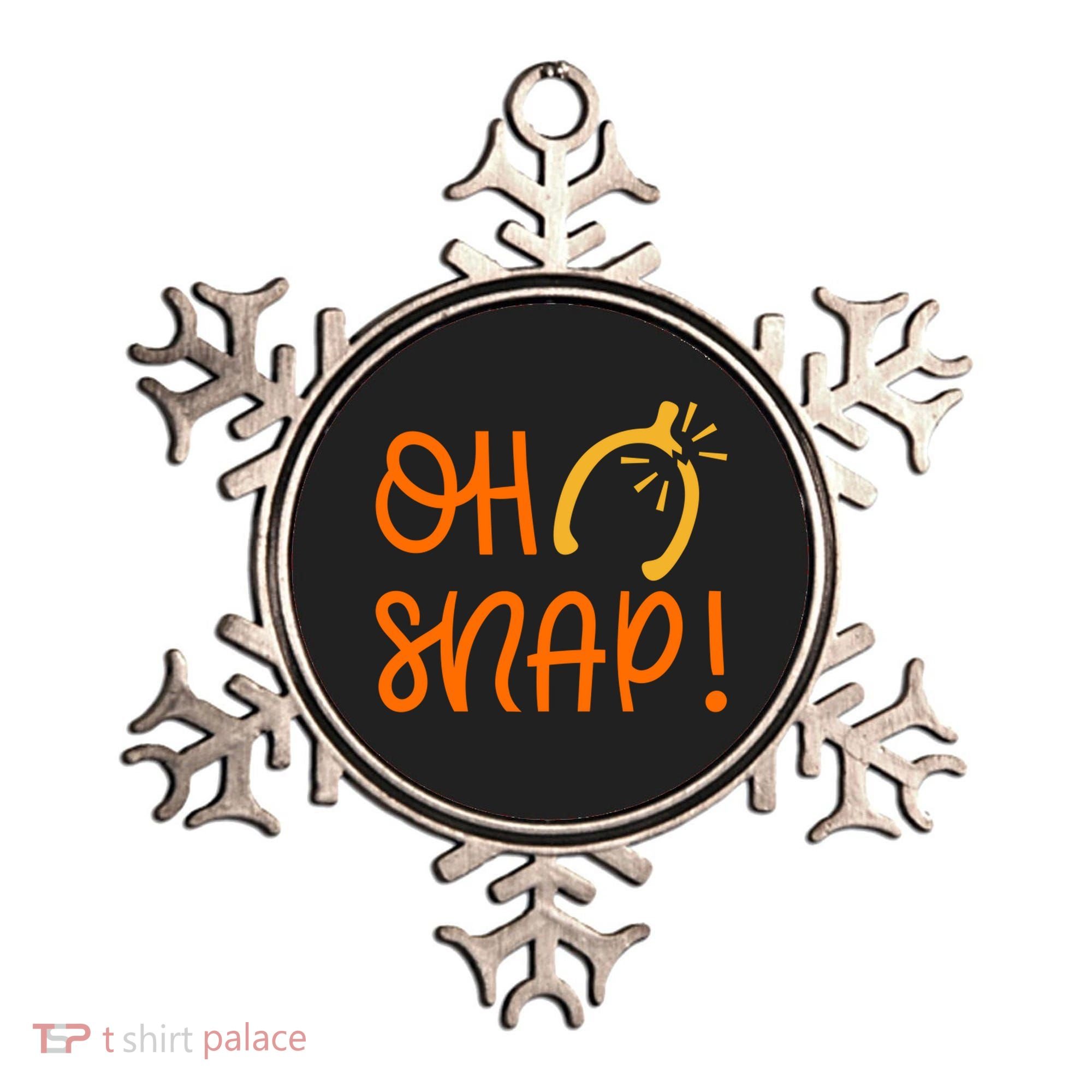 Funny Oh Snap Thanksgiving Turkey Wishbone Ornament