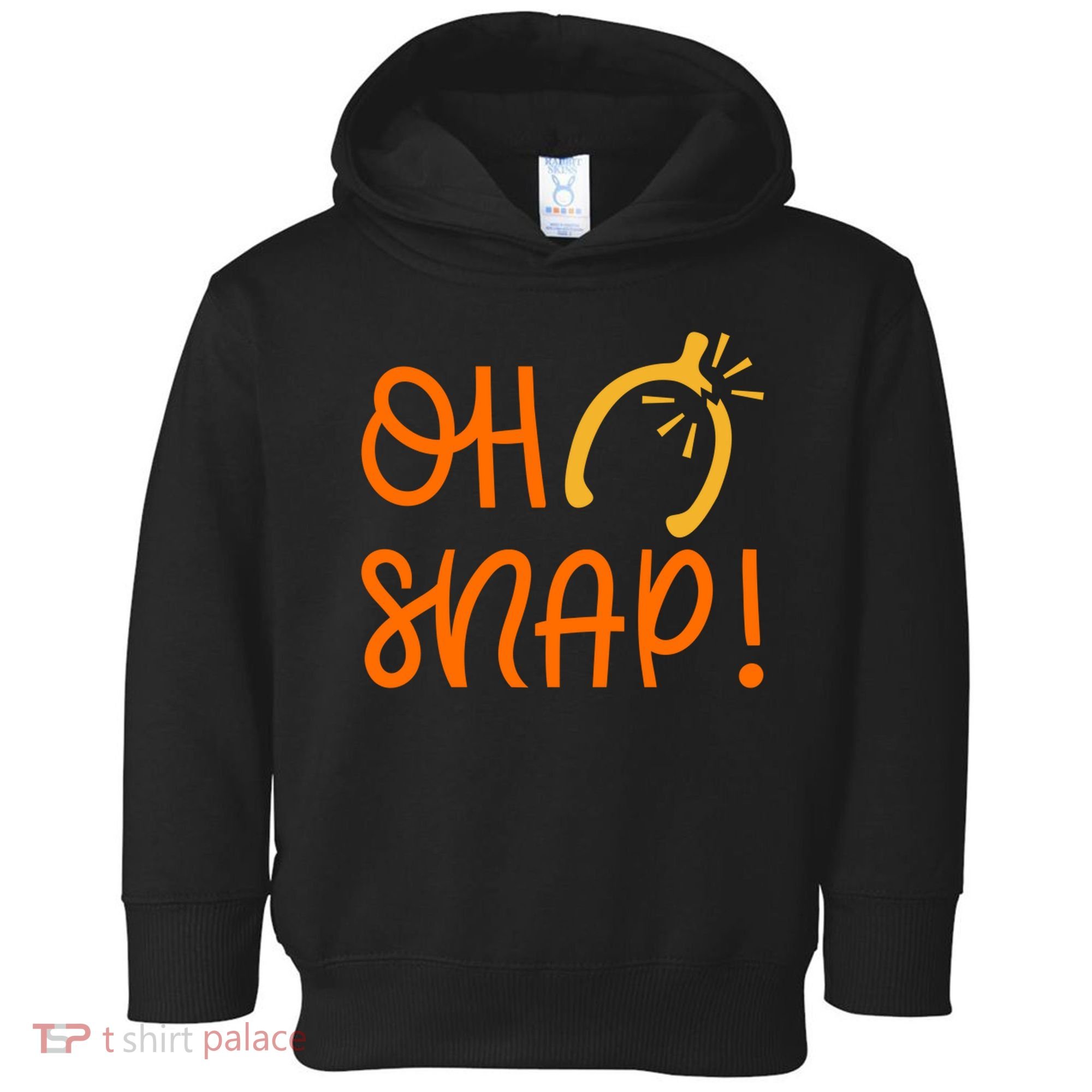 Funny Oh Snap Thanksgiving Turkey Wishbone Toddler Hoodie