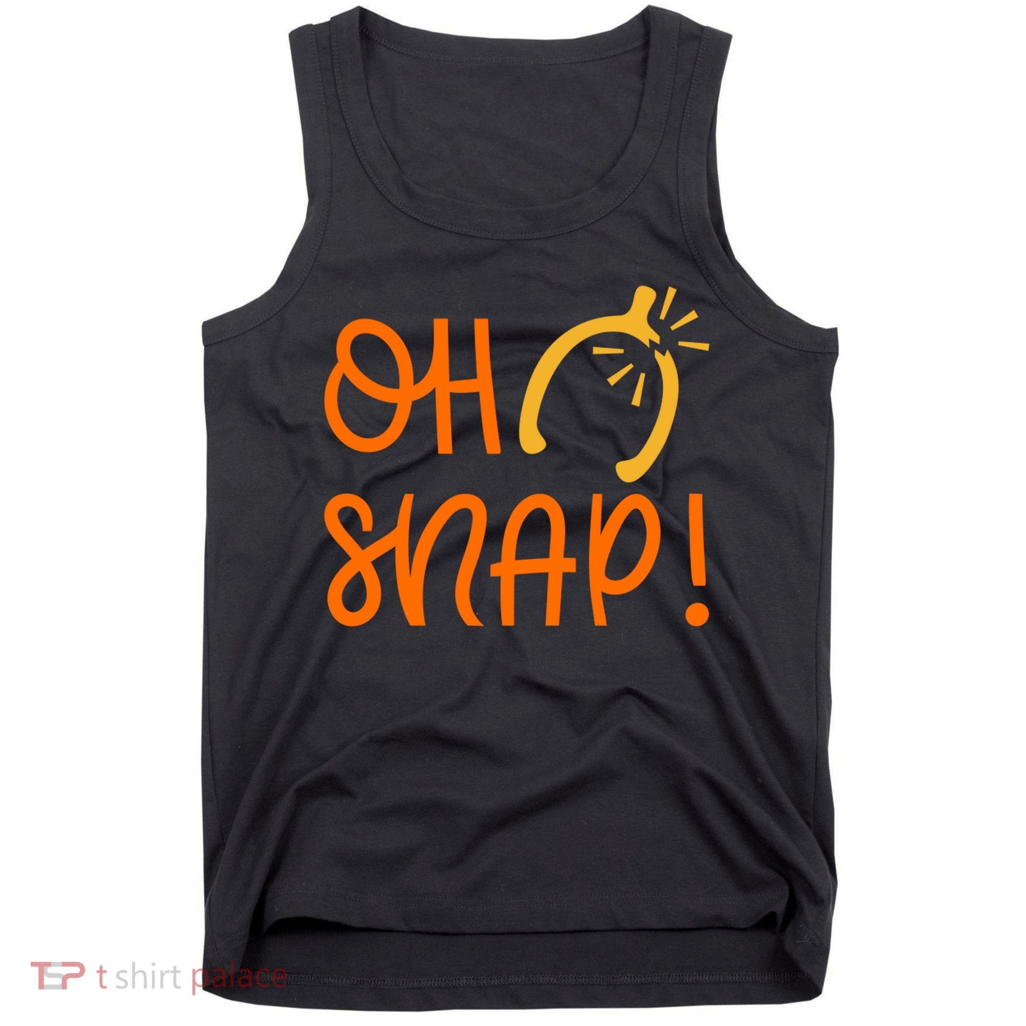 Funny Oh Snap Thanksgiving Turkey Wishbone Tank Top
