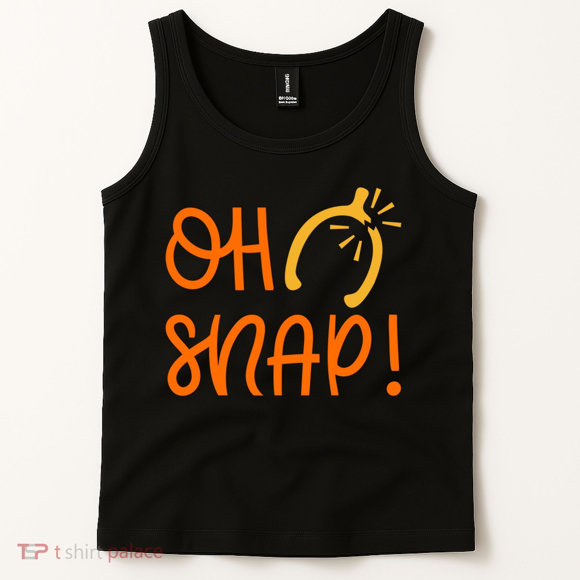 Funny Oh Snap Thanksgiving Turkey Wishbone Tank Top