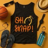 Funny Oh Snap Thanksgiving Turkey Wishbone Tank Top thumb 4