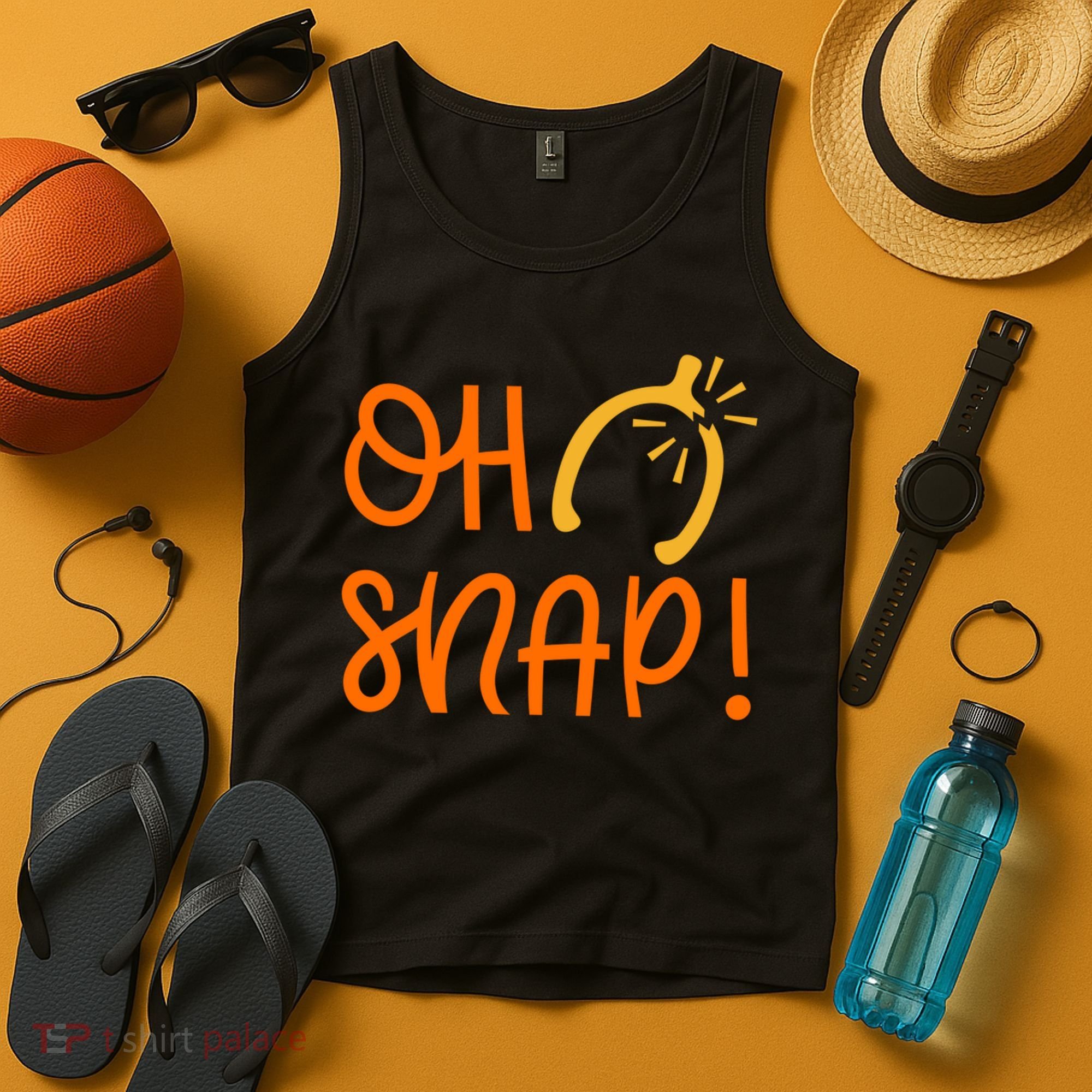 Funny Oh Snap Thanksgiving Turkey Wishbone Tank Top