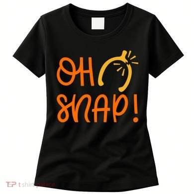 Funny Oh Snap Thanksgiving Turkey Wishbone Women's T-Shirt