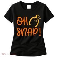 Funny Oh Snap Thanksgiving Turkey Wishbone Women's T-Shirt thumb 0