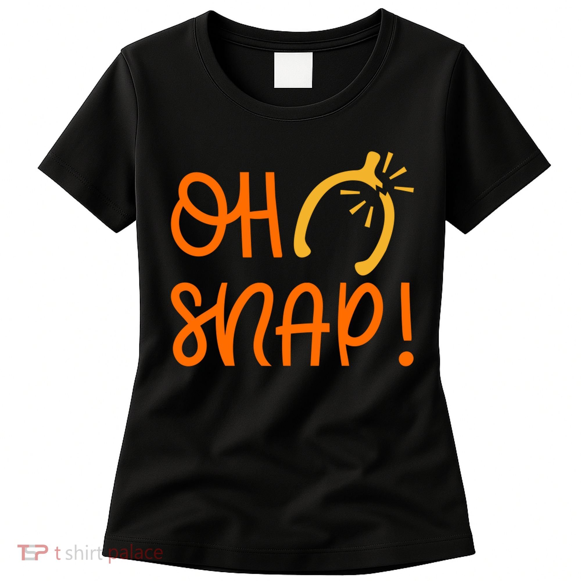 Funny Oh Snap Thanksgiving Turkey Wishbone Women's T-Shirt