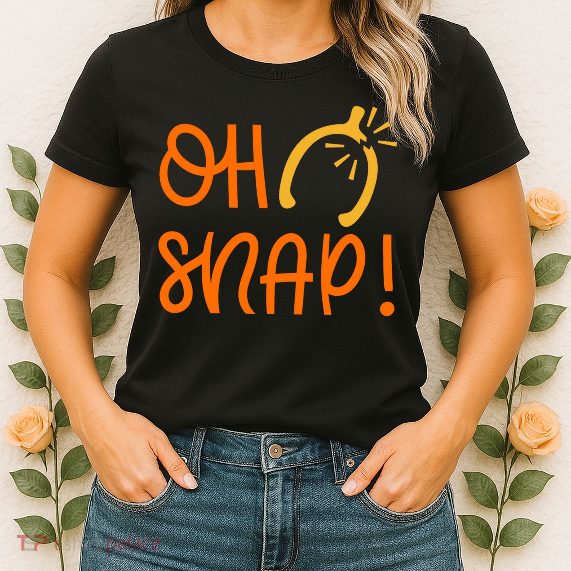 Funny Oh Snap Thanksgiving Turkey Wishbone Women's T-Shirt