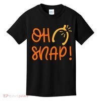 Funny Oh Snap Thanksgiving Turkey Wishbone Kids T-Shirt thumb 0