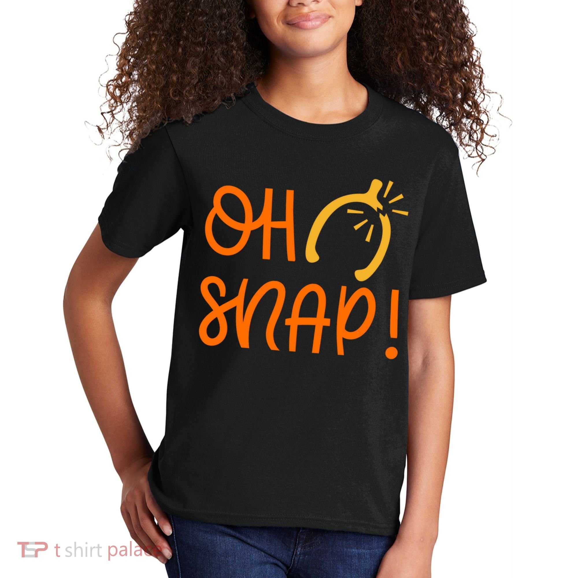 Funny Oh Snap Thanksgiving Turkey Wishbone Kids T-Shirt