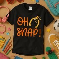 Funny Oh Snap Thanksgiving Turkey Wishbone Kids T-Shirt thumb 3