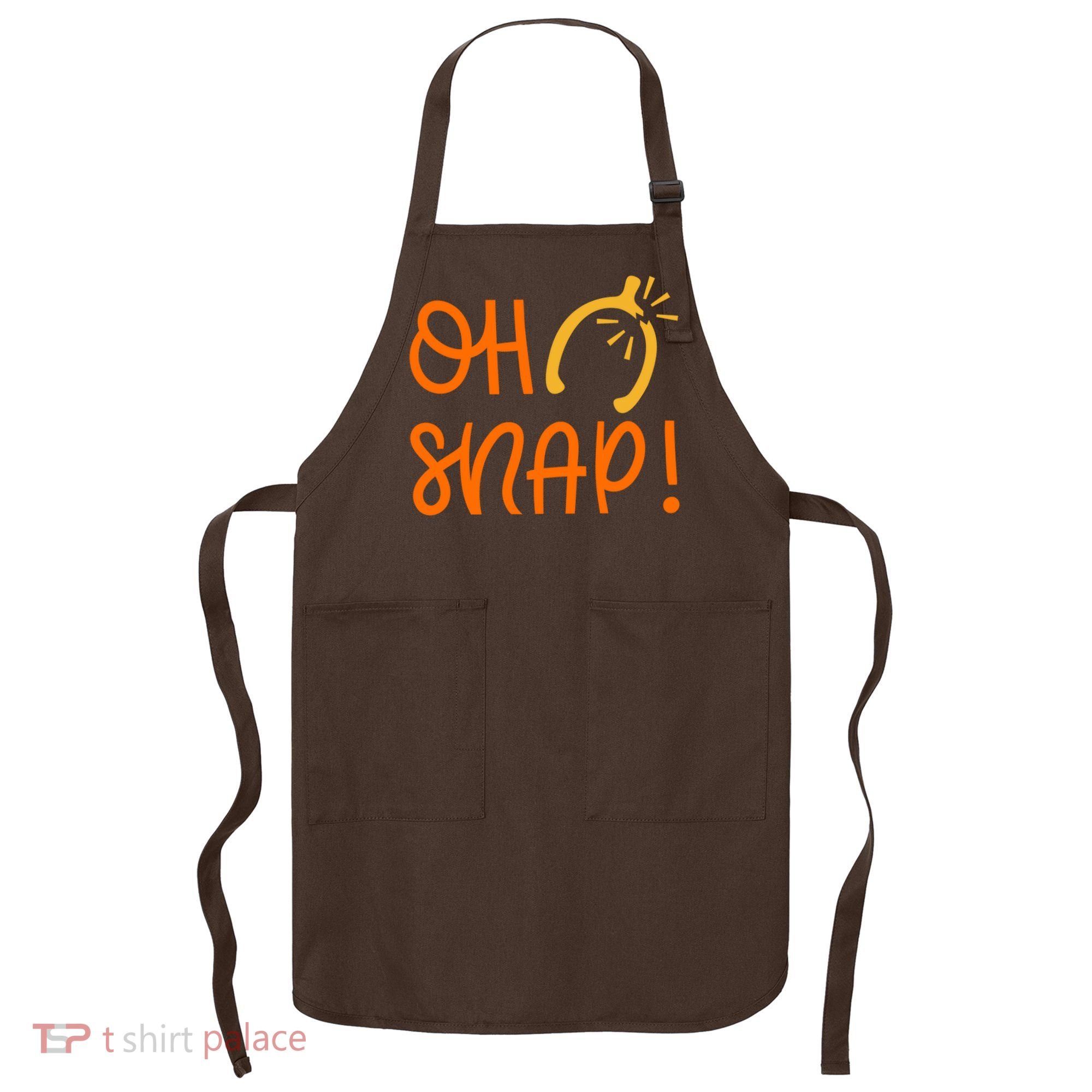 Funny Oh Snap Thanksgiving Turkey Wishbone Apron