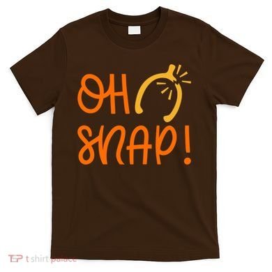 Funny Oh Snap Thanksgiving Turkey Wishbone T-Shirt