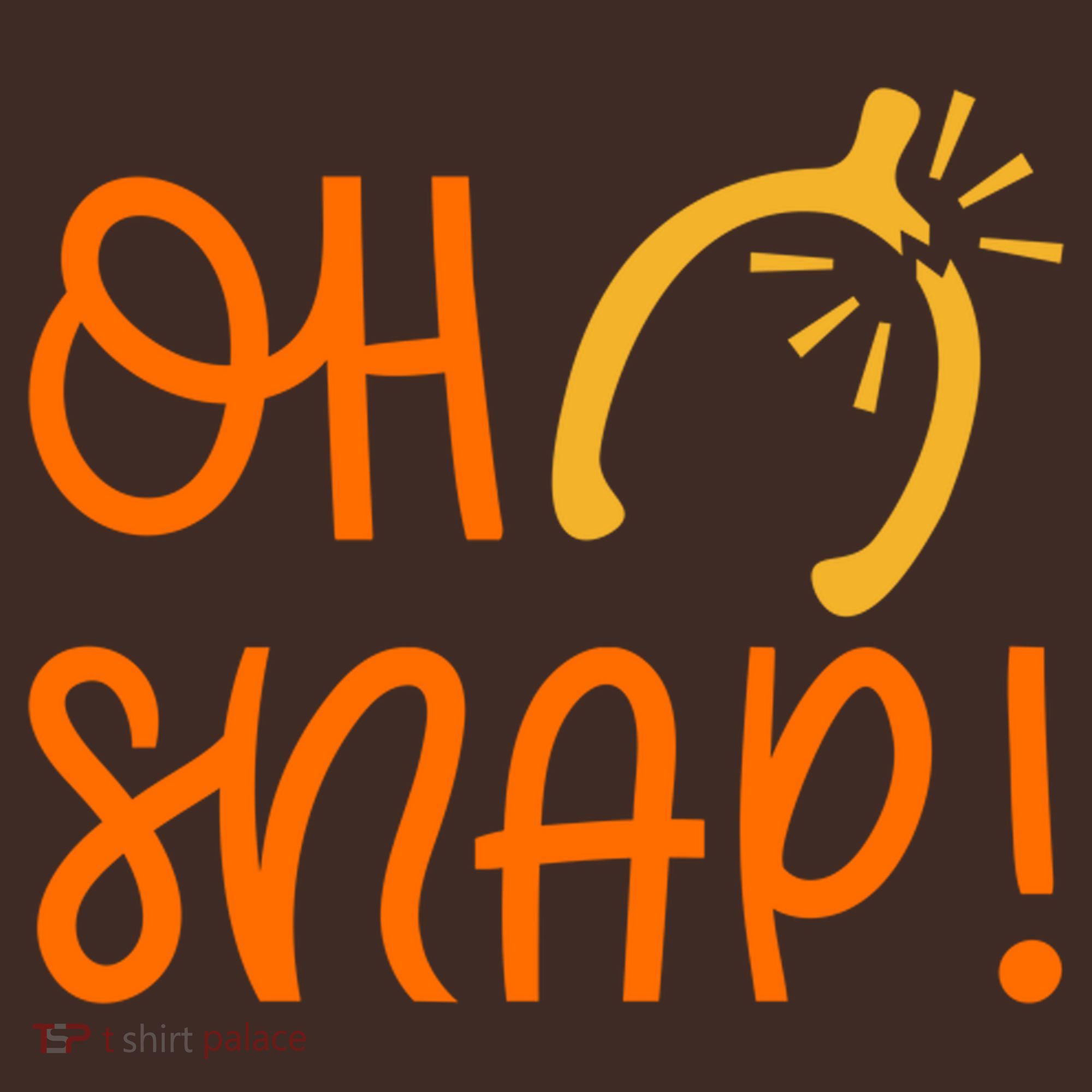 Funny Oh Snap Thanksgiving Turkey Wishbone T-Shirt