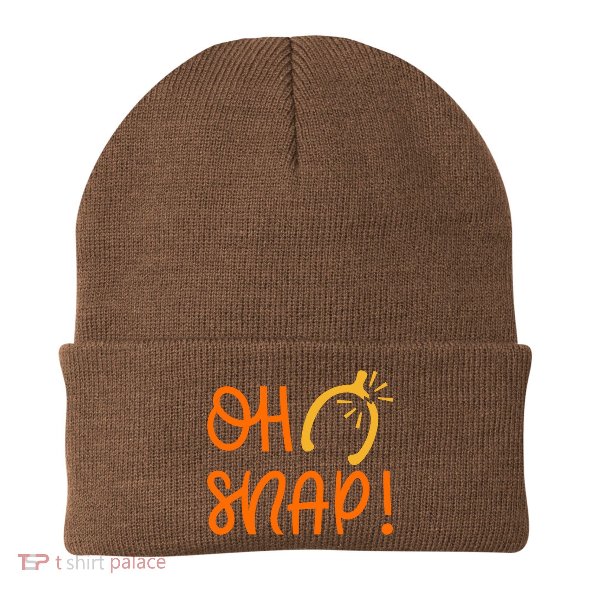 Funny Oh Snap Thanksgiving Turkey Wishbone Beanie