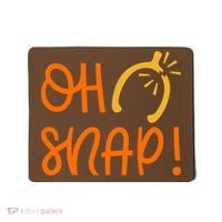 Funny Oh Snap Thanksgiving Turkey Wishbone Mousepad thumb 0