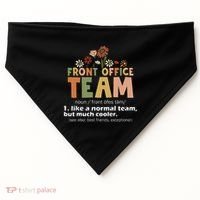 Front Office Squad Team For Administrative Assistants USA-Made Doggie Bandana thumb 0