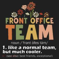 Front Office Squad Team For Administrative Assistants Hat thumb 2