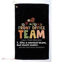 Front Office Squad Team For Administrative Assistants Golf Towel thumb 0