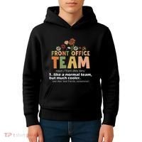 Front Office Squad Team For Administrative Assistants Kids Hoodie thumb 4