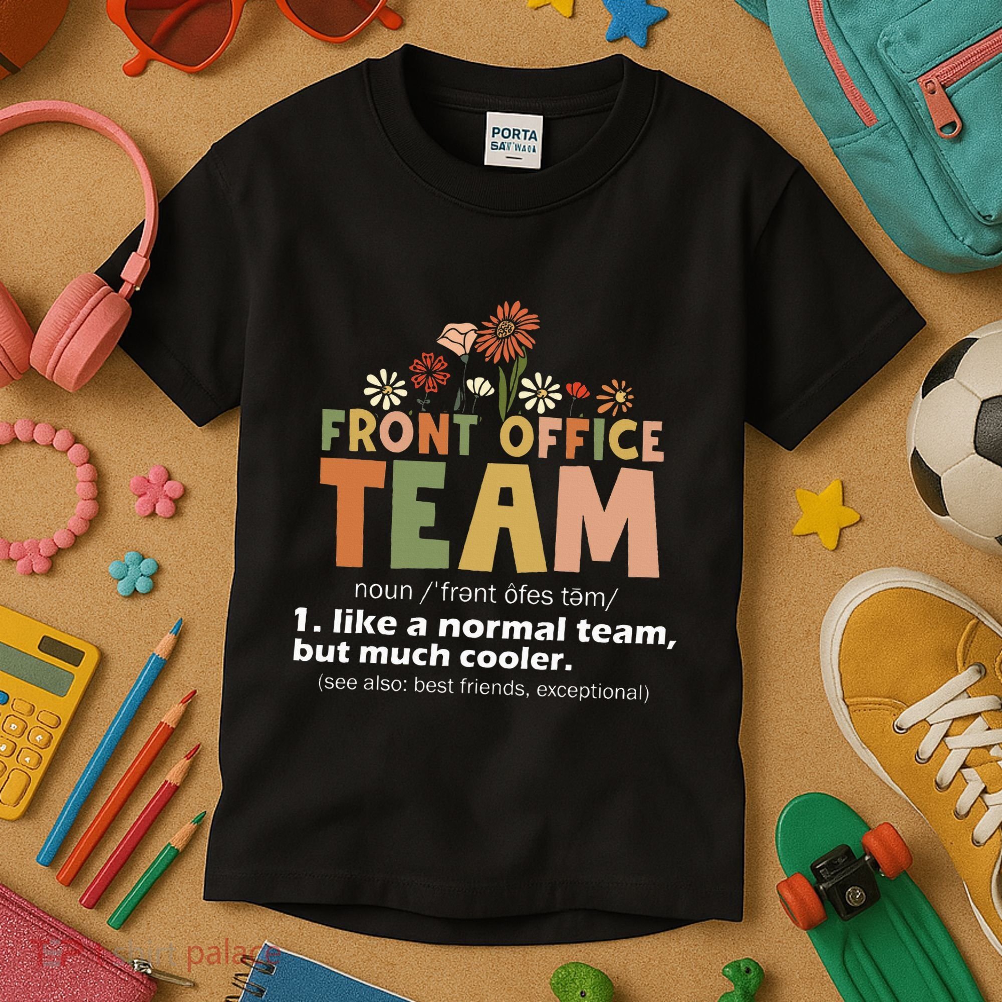 Front Office Squad Team For Administrative Assistants Kids T-Shirt