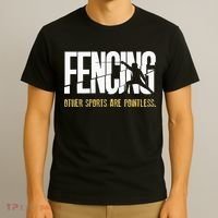 Fencing Other Sports Are Pointless Fencer Epee Fencing T-Shirt thumb 3