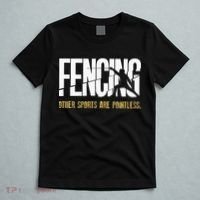 Fencing Other Sports Are Pointless Fencer Epee Fencing T-Shirt thumb 5