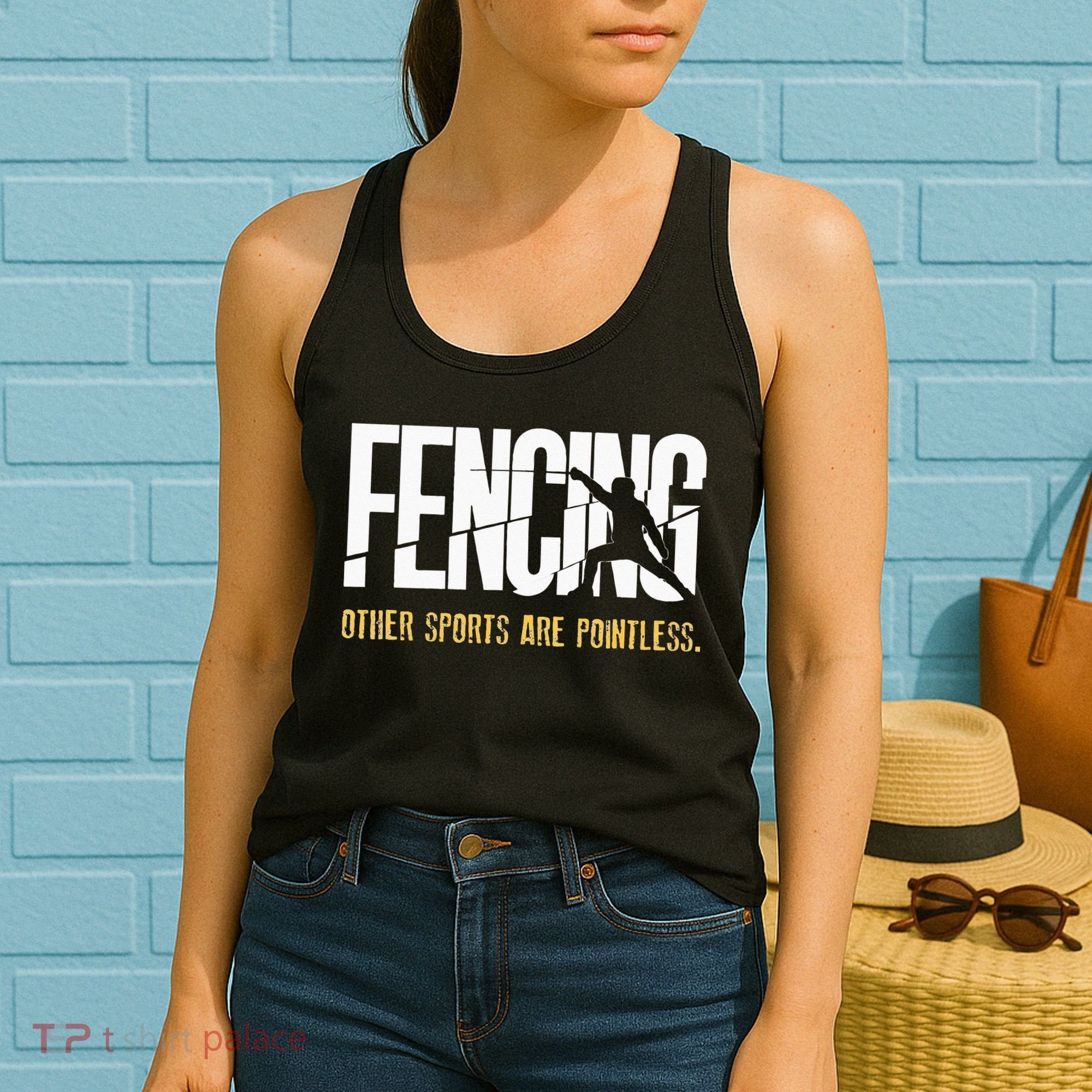 Fencing Other Sports Are Pointless Fencer Epee Fencing Women's Tank Top