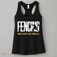 Fencing Other Sports Are Pointless Fencer Epee Fencing Women's Tank Top thumb 3