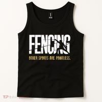 Fencing Other Sports Are Pointless Fencer Epee Fencing Tank Top thumb 2