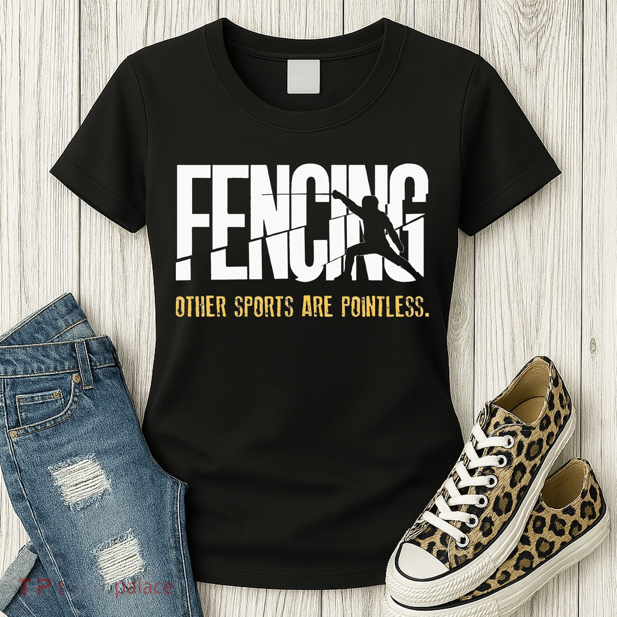 Fencing Other Sports Are Pointless Fencer Epee Fencing Women's T-Shirt