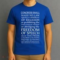 Freedom Of Speech American Bill Of Rights Gift T-Shirt thumb 3
