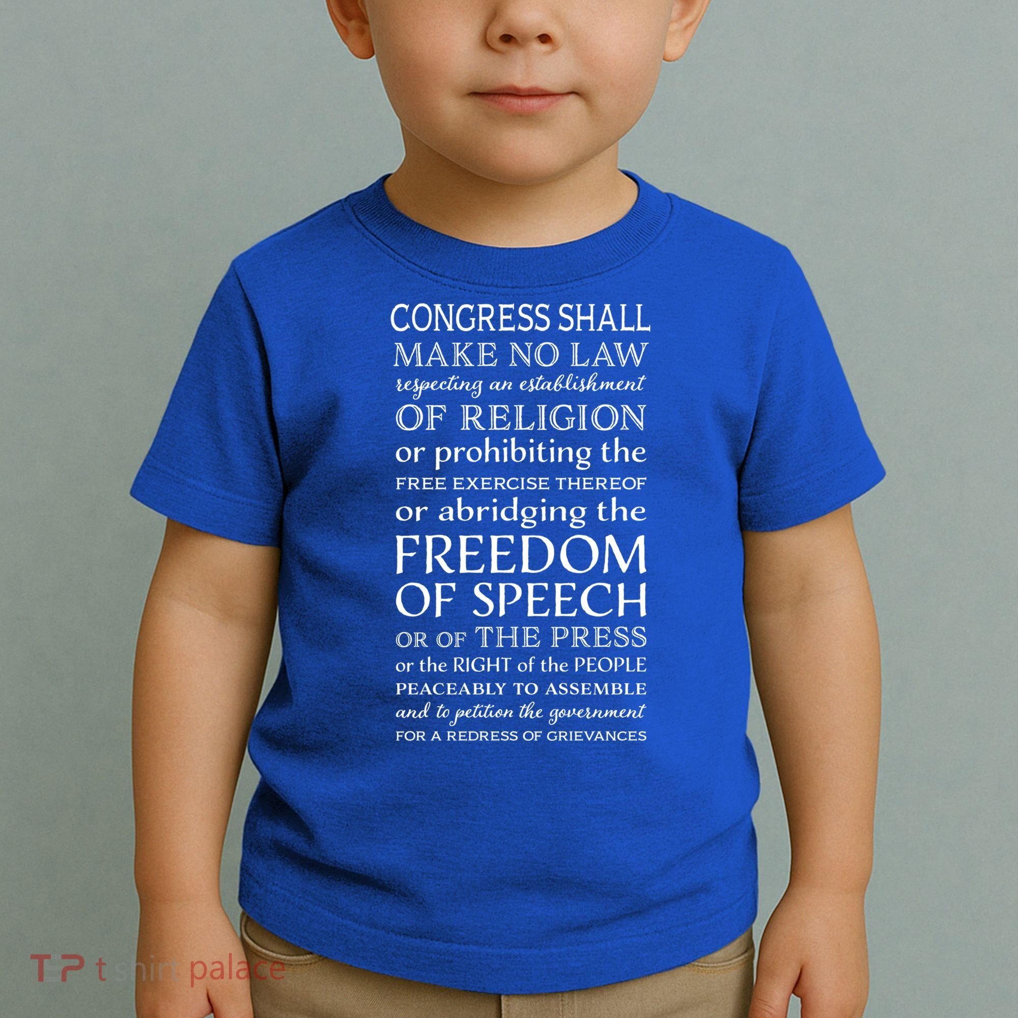 Freedom Of Speech American Bill Of Rights Gift Toddler T-Shirt