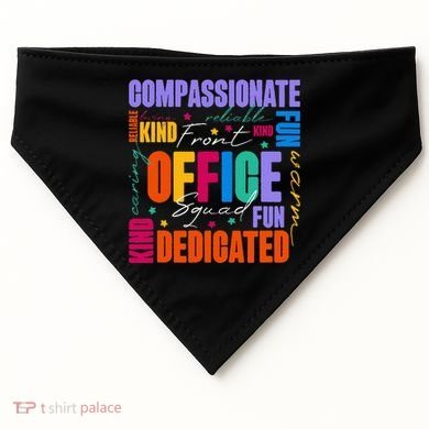Front Office Squad Front Office Secretary Team USA-Made Doggie Bandana