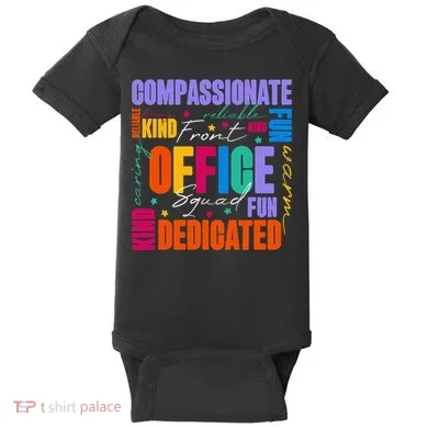 Front Office Squad Front Office Secretary Team Baby Bodysuit