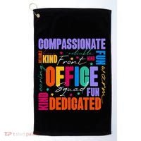 Front Office Squad Front Office Secretary Team Golf Towel thumb 0