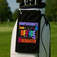Front Office Squad Front Office Secretary Team Golf Towel thumb 2