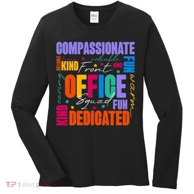Front Office Squad Front Office Secretary Team Women's Long Sleeve Shirt